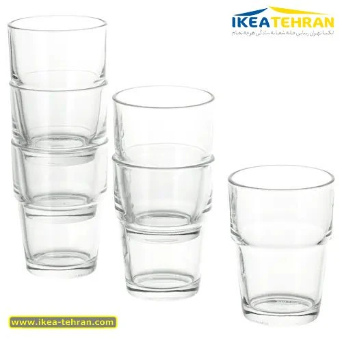 لیوان شیشه ای ایکیا IKEA مدل REKO