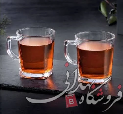 لیوان شیشه ای لیدو 6عددی