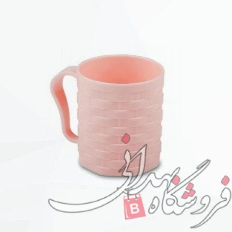 لیوان پلاستیکی حصیری بزرگ ه