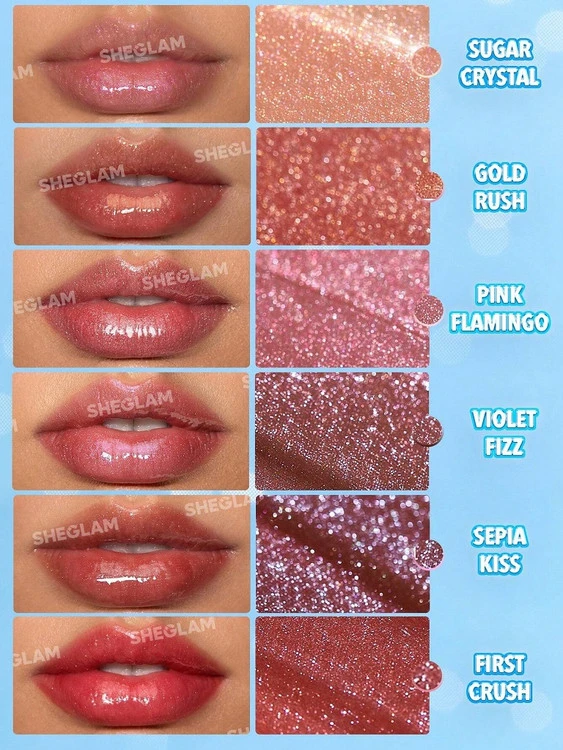 لیپ پلامپر شاین دار شیگلم | حجم‌دهنده و درخشان کننده لب | Sheglam Pout Perfect Shimmer Lip Plumper