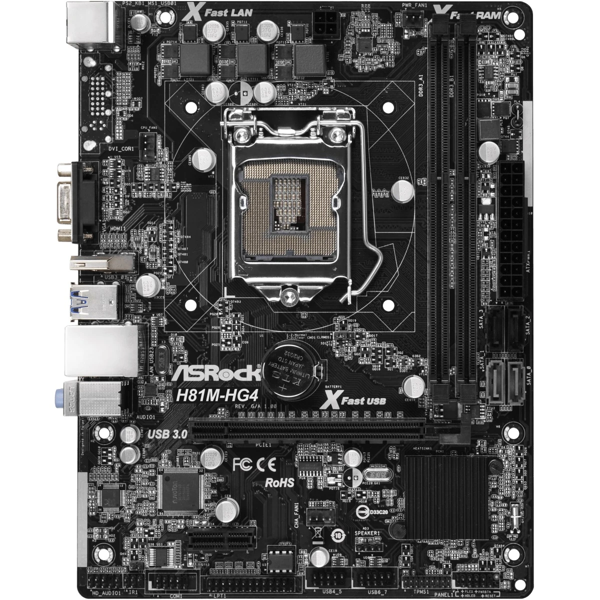 مادربرد ازراک ASROCK H81M-HG4 LGA 1150