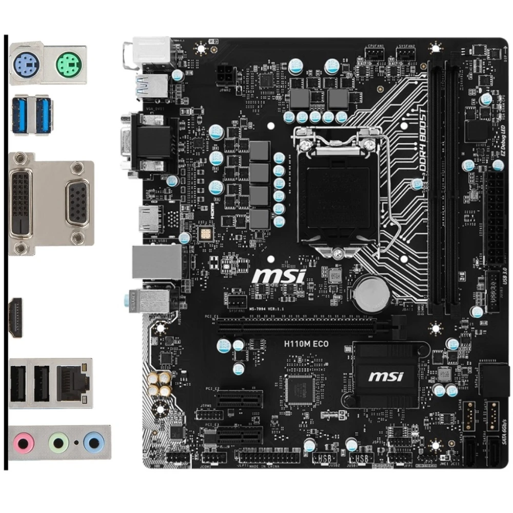 مادربرد ام اس آی MSI H110M ECO LGA 1151 DDR4