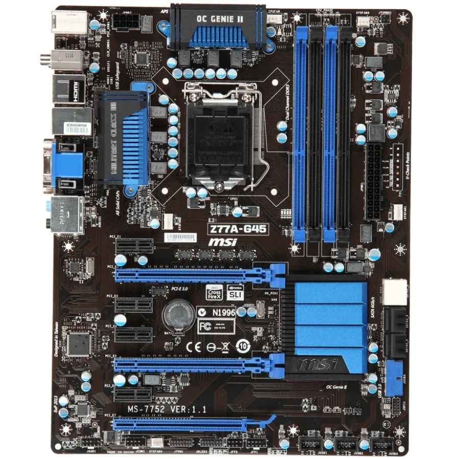 مادربرد ام اس آی MSI Z77A-G45 LGA 1155