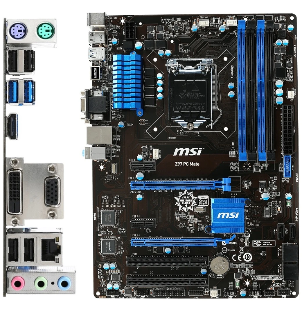 مادربرد ام اس آی MSI Z97 PC Mate LGA 1150 DDR3