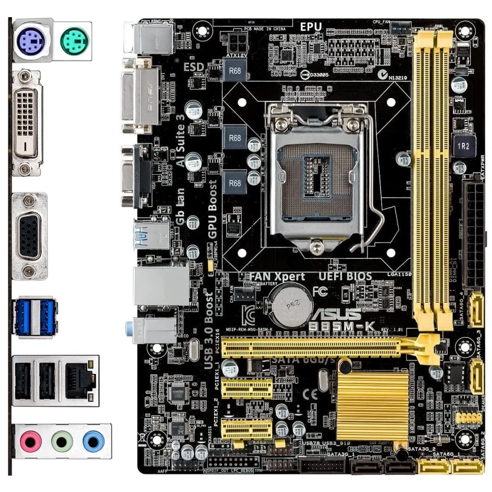 مادربرد ایسوس ASUS B85M-K LGA 1150 DDR3