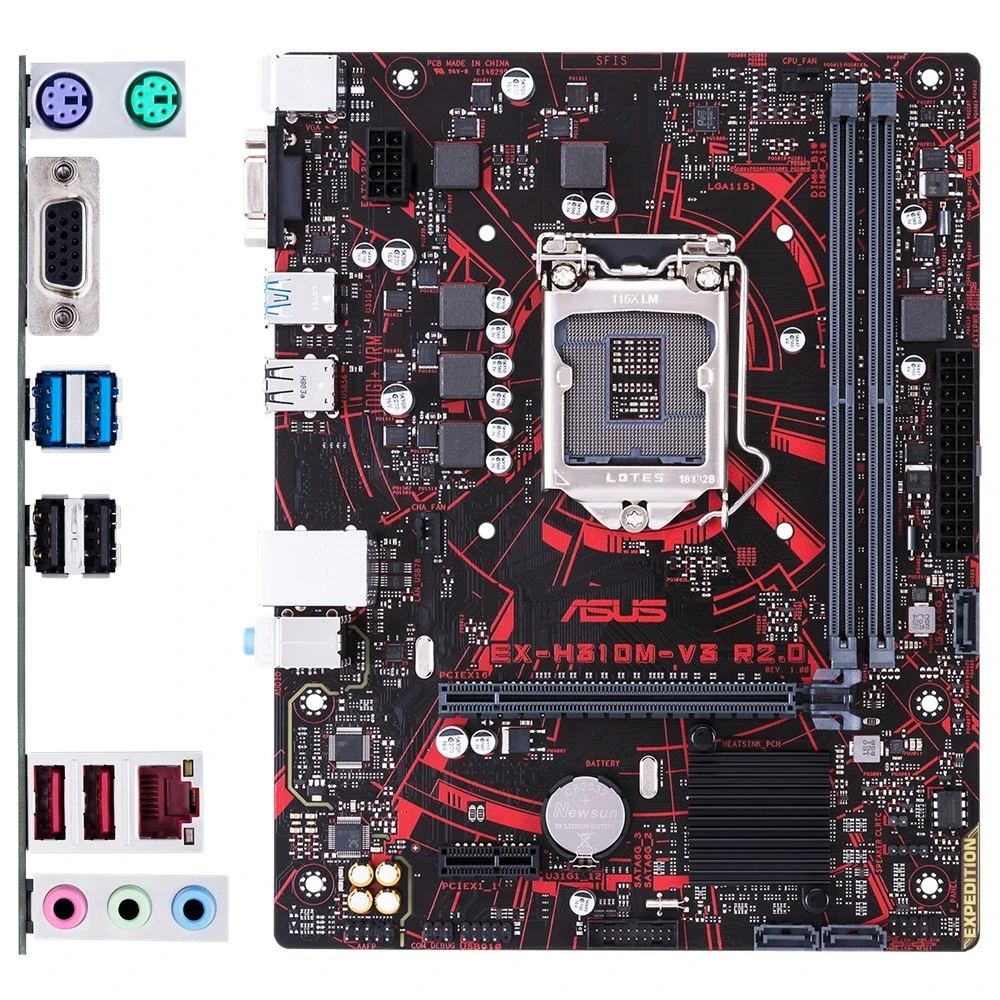 مادربرد ایسوس ASUS EX-H310M-V3 LGA 1155 DDR4