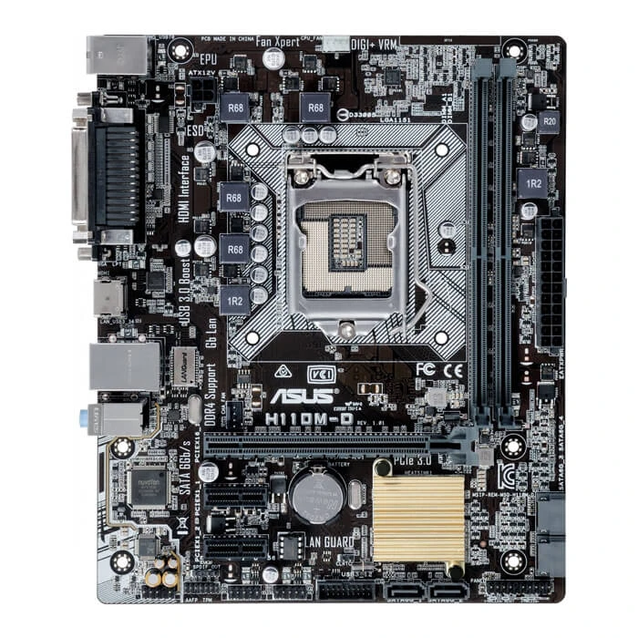 مادربرد ایسوس ASUS H110M-D LGA 1151 DDR4