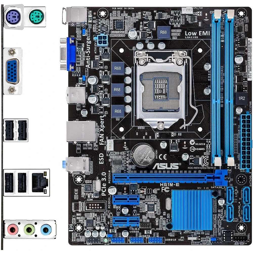 مادربرد ایسوس ASUS H61M-E LGA 1155 DDR3