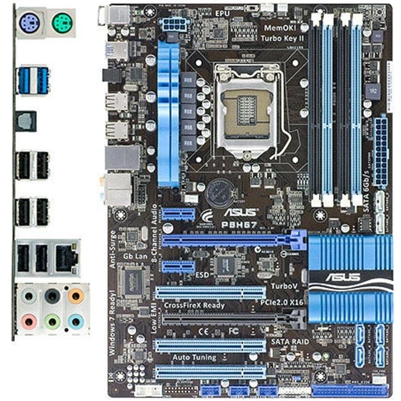 مادربرد ایسوس ASUS P8H67 LGA 1155 DDR3