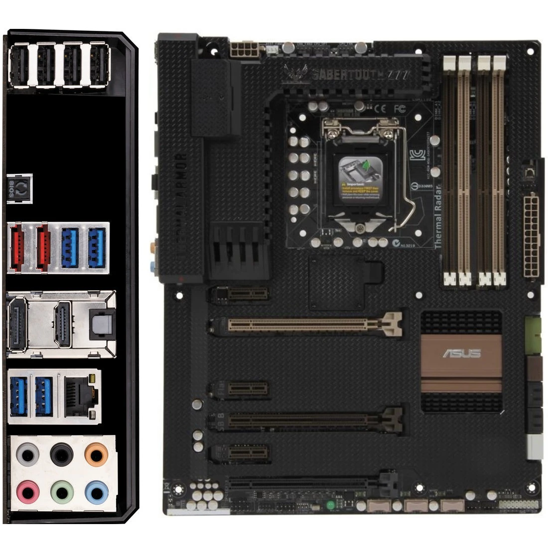مادربرد ایسوس ASUS SABERTOOTH Z77 LGA 1155 DDR3