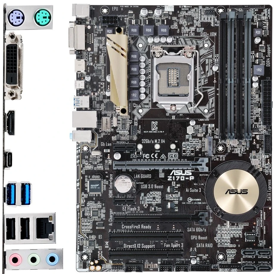 مادربرد ایسوس ASUS Z170-P LGA 1151 DDR4