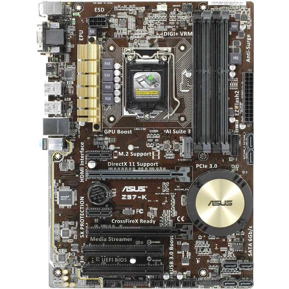 مادربرد ایسوس ASUS Z97-K LGA 1150 DDR3