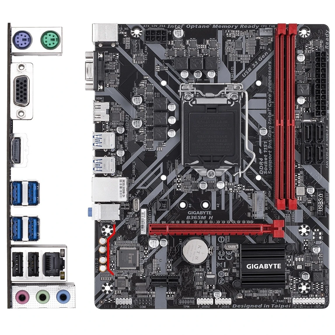 مادربرد گیگابایت GIGABYTE B365M H LGA 1151 DDR4