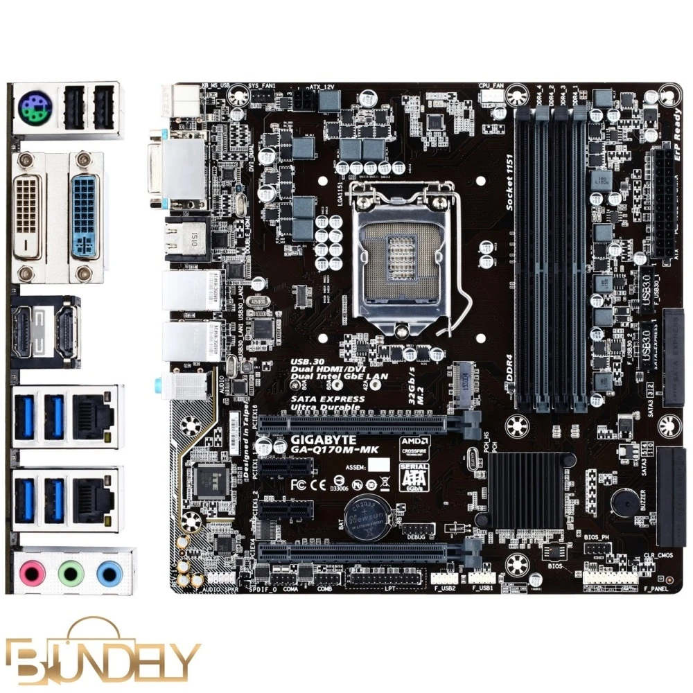 مادربرد گیگابایت GIGABYTE Q170M-K LGA 1151 DDR4