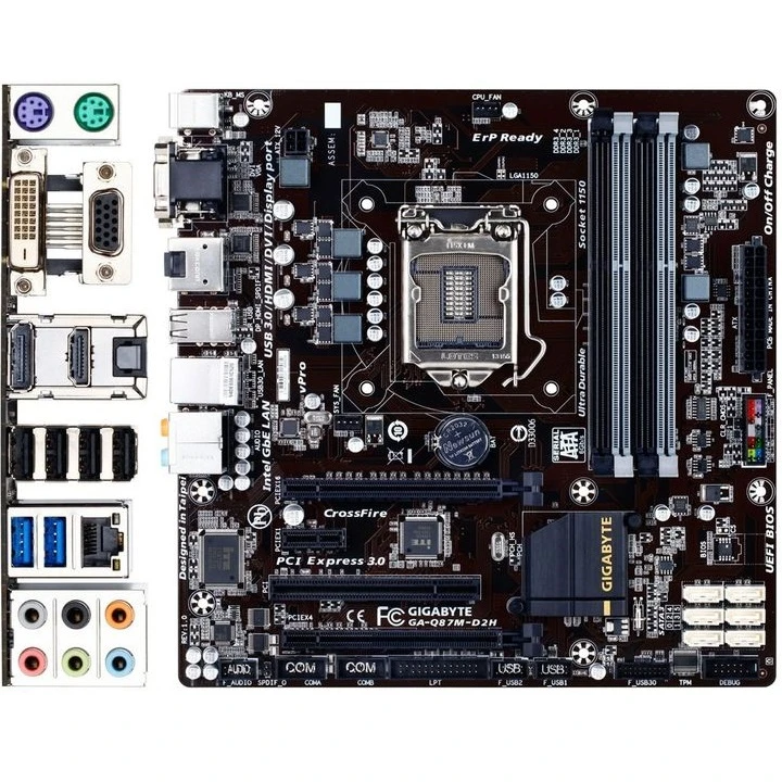 مادربرد گیگابایت GIGABYTE Q87M-D2H LGA 1150 DDR3