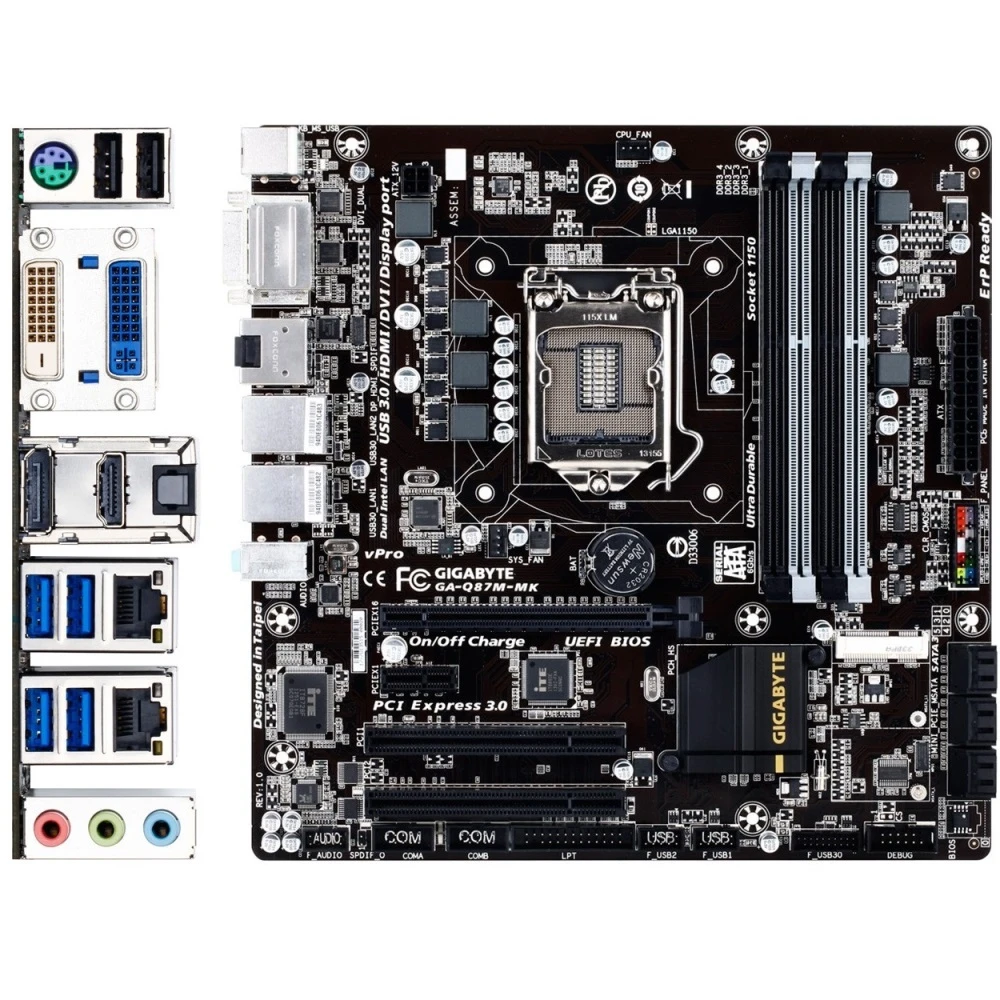 مادربرد گیگابایت GIGABYTE Q87M-MK LGA 1150 DDR3