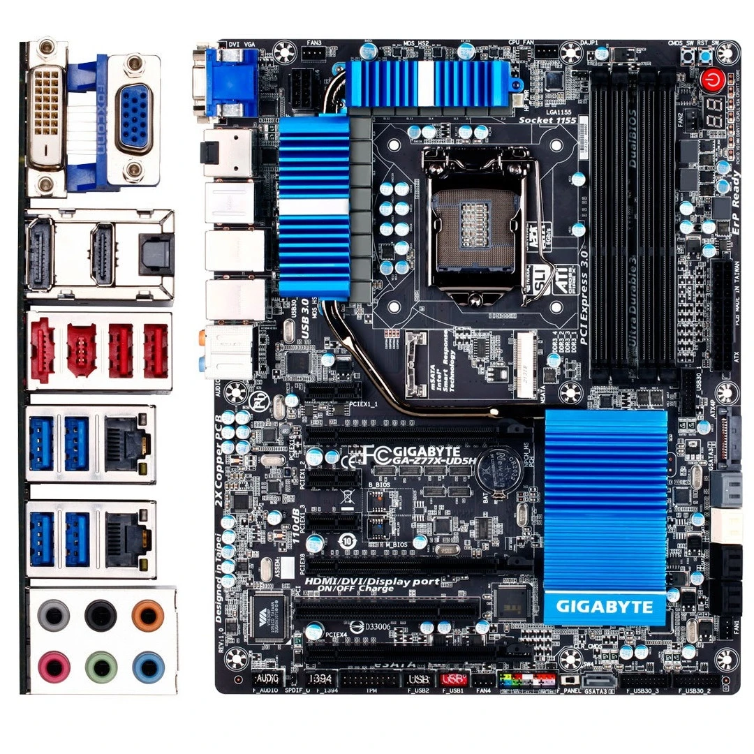 مادربرد گیگابایت GIGABYTE Z77X-UD5H LGA 1155 DDR3