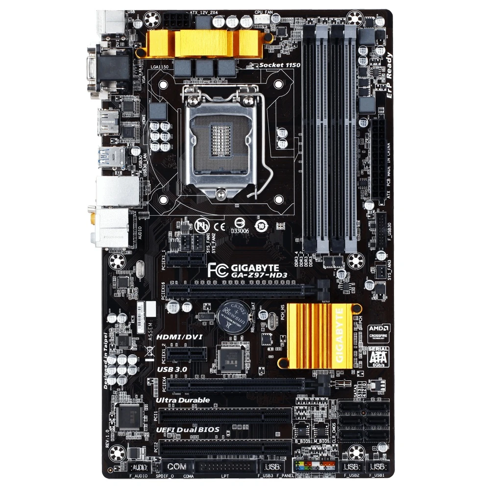 مادربرد گیگابایت GIGABYTE Z97-HD3 LGA 1150