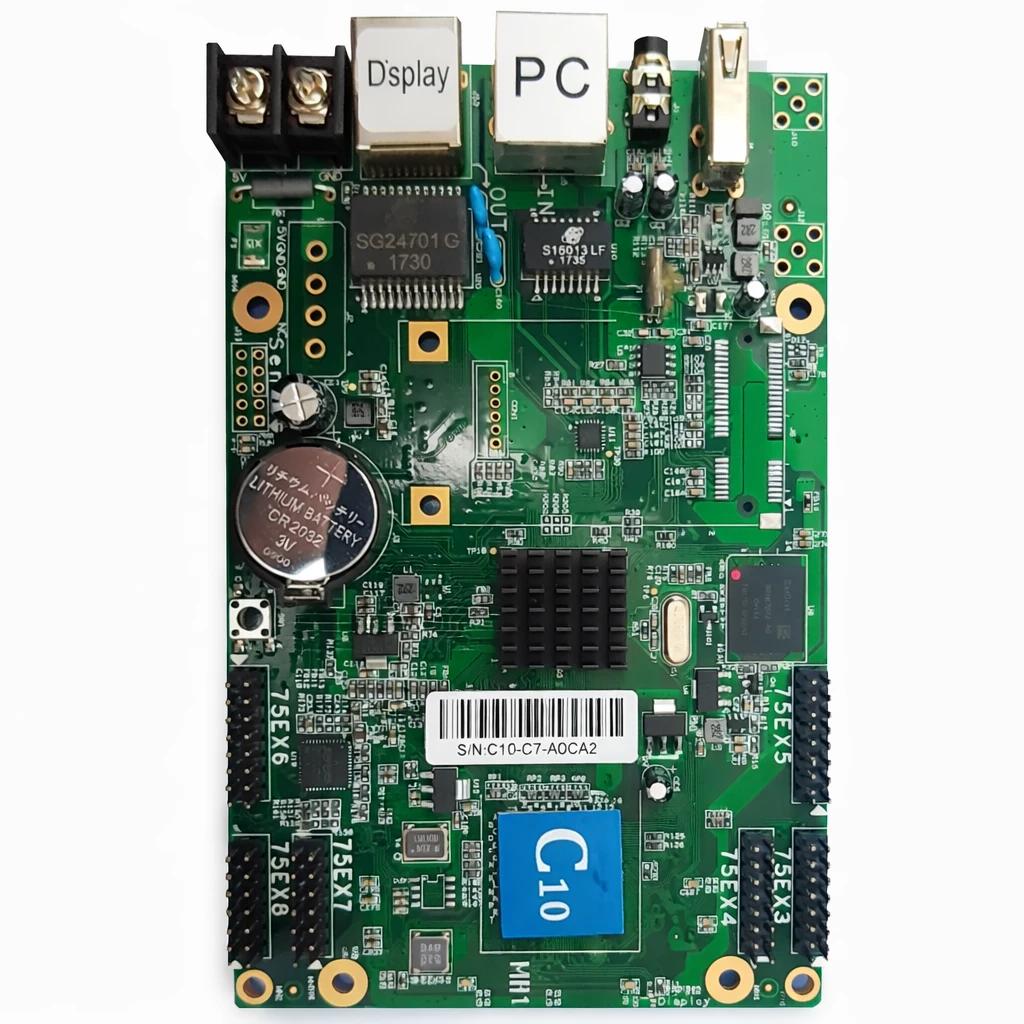 مادربورد تابلو LED HD C10 اقتصادی و حرفه‌ای | پشتیبانی 384×128