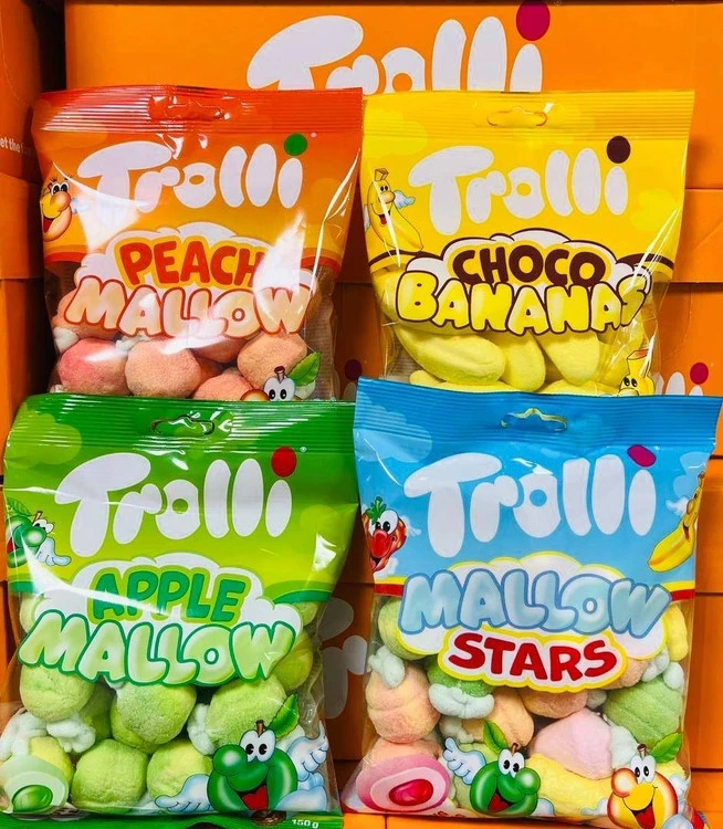 مارشمالو ترولی ۱۵۰گرم Trolli-marshmalo باکس ۸ تایی جور