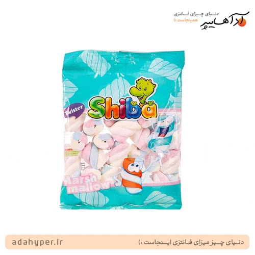 مارشمالو طنابی شیبا 250 گرمی
