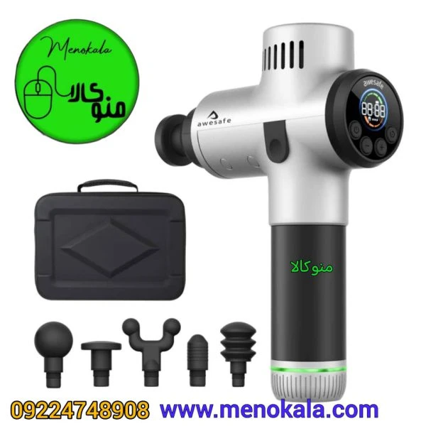 ماساژور برقی ضربه‌ای و حرکتی بدن آسیف مدل A02 – دستگاه حرفه‌ای کاهش درد
