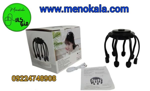 ماساژور سر عنکبوتی اصل Shafayar مدل LM-080 شارژی با 8 سری حرفه‌ای