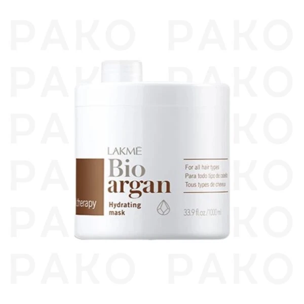 ماسك مو آرگان لاكمه حجم 1000 ميل lakme bio argan