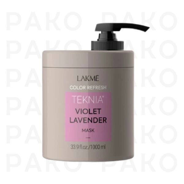 ماسك موي تازه كننده رنگ بنفش لاکمه تكنيا 1 ليتري lakme