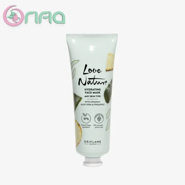 ماسک آبرسان صورت آلوئه ورا و آناناس لاونیچر اوریفلیم 46072