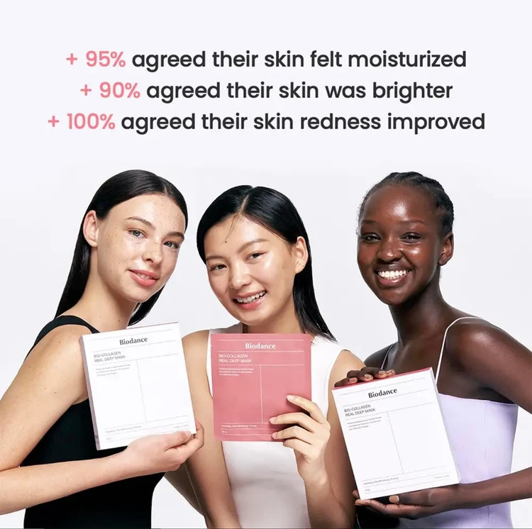 ماسک آبرسان و جوانساز بیوکلاژن بایودنس BIODANCE Bio-Collagen Real Deep Mask