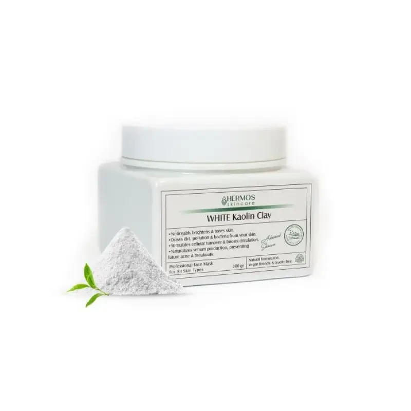 ماسک خاک رس سفید هرموس 300 گرمWhite Clay Face Mask
