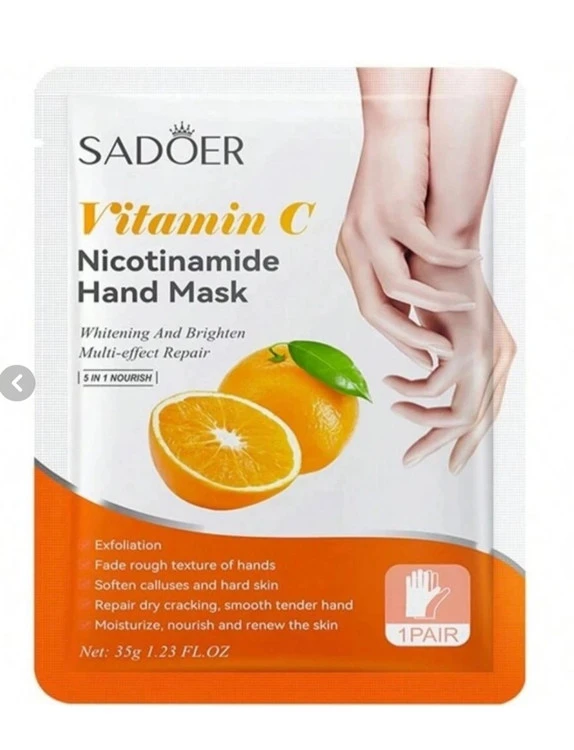 ماسک دست سادور مدل ویتامین سی وزن 35 گرم