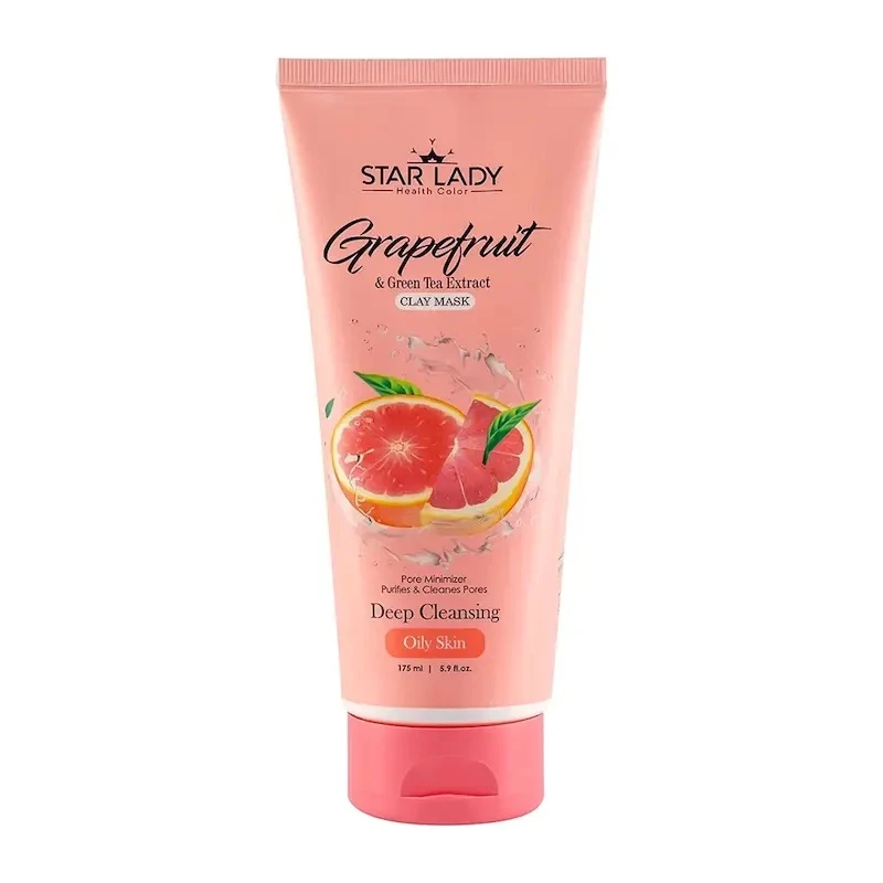 ماسک رُس صورت حاوی عصاره گریپ‌فروت و چای‌سبز استارلیدی 175میل