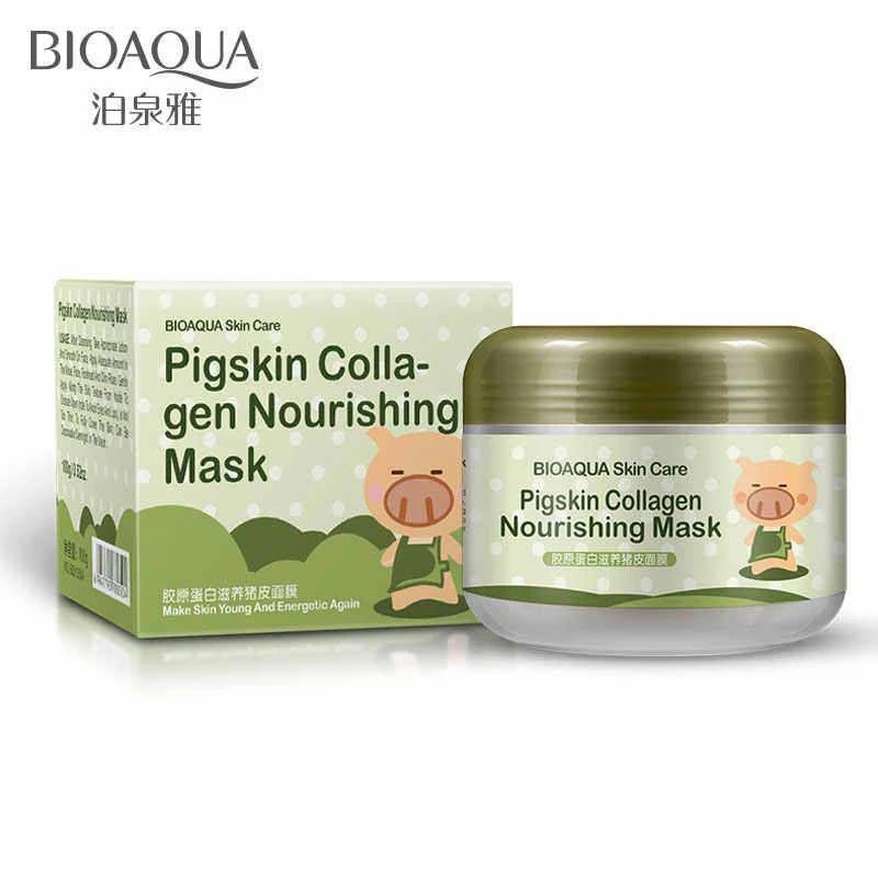 ماسک شب کلاژن ساز خوک BIOAQUAPig Collagen Maker BIOAQUA