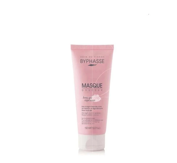 ماسک صورت بایفاس byphasse پوست حساس و خشک sensitive to dry skin حجم ۱۵۰ میل
