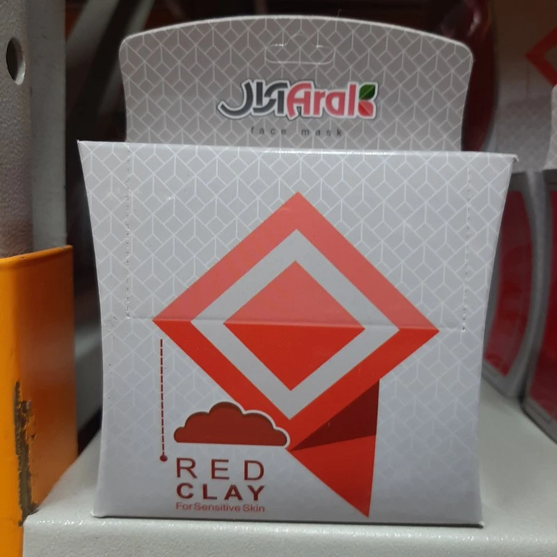 ماسک صورت خاک رس قرمز آرال