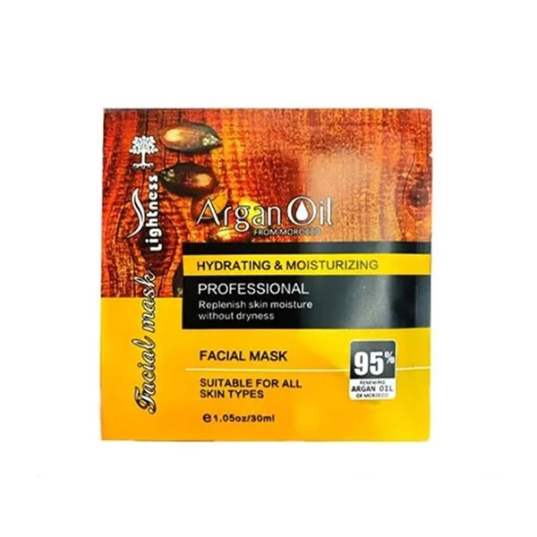 ماسک صورت ورقه اي روغن آرگان