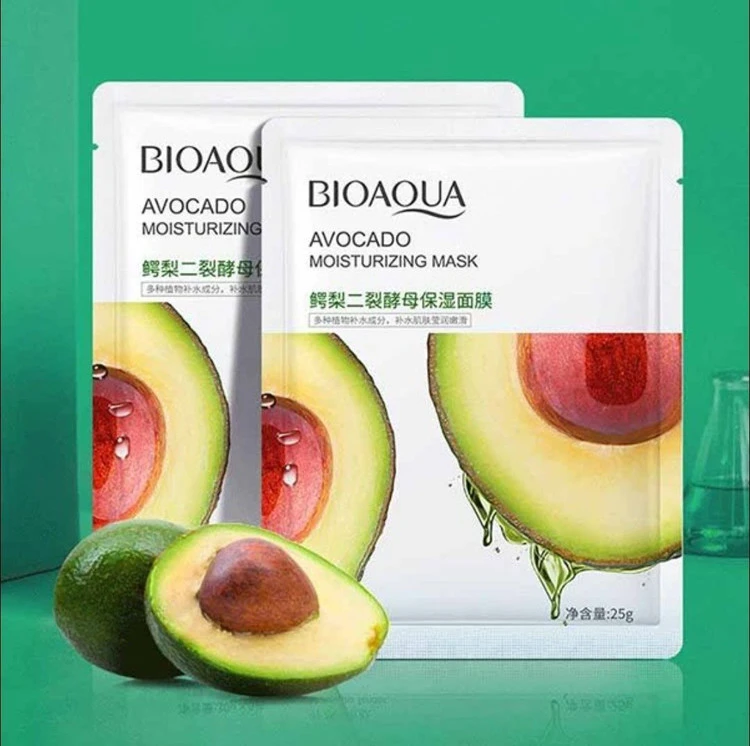 ماسک صورت ورقه ای آووکادو BIOAQUA