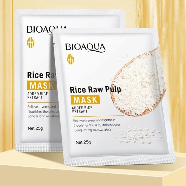 ماسک صورت ورقه ای برنج BIOAQUA