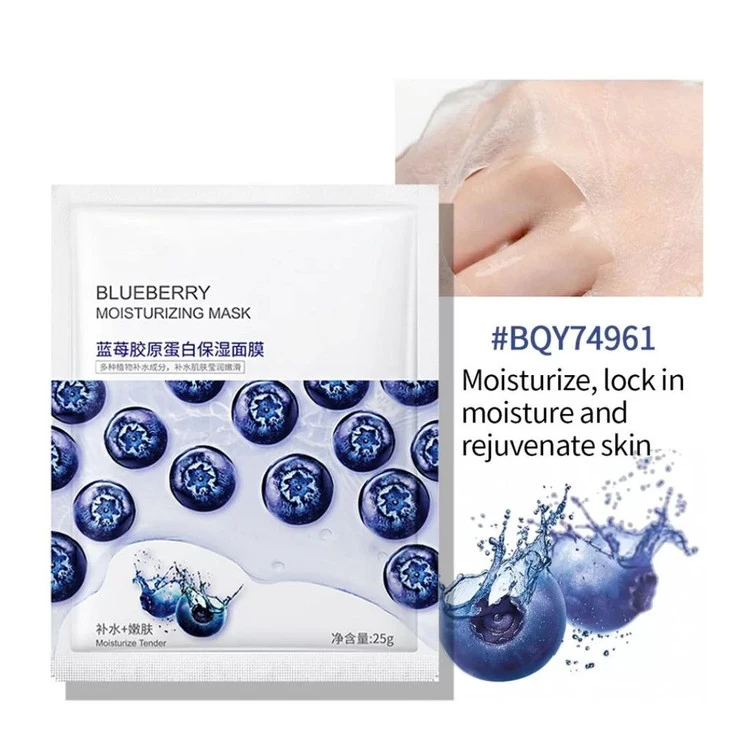 ماسک صورت ورقه ای بلوبری BIOAQUA