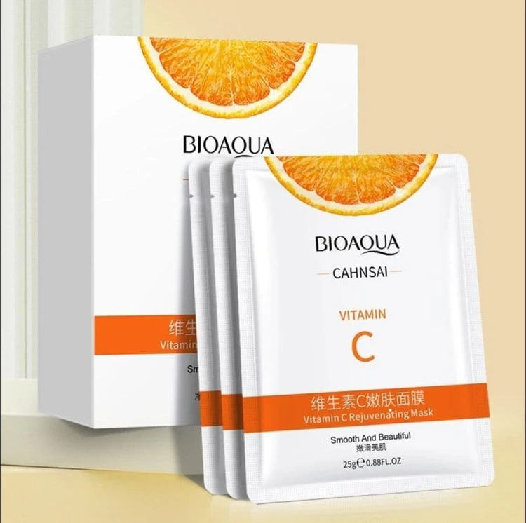 ماسک صورت ورقه ای ویتامین سی BIOAQUA