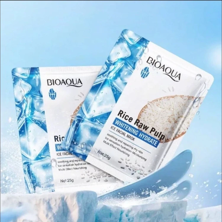 ماسک صورت ورقه ای یخ و برنج BIOAQUA