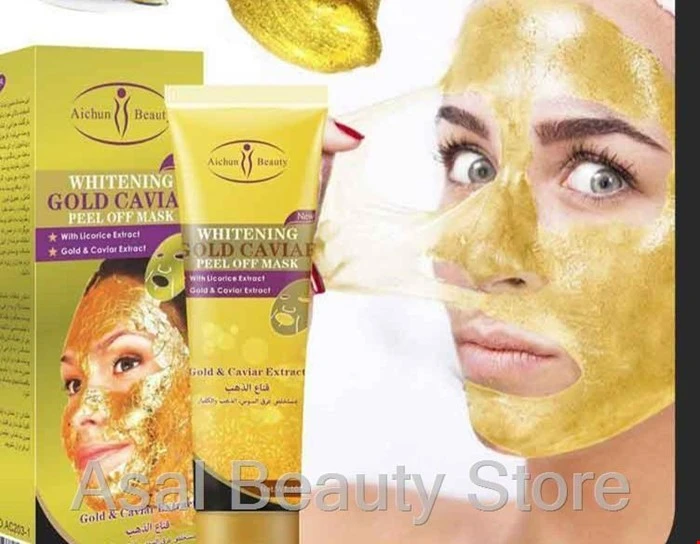 ماسک صورت پیل آف تیوپی طلا و خاویار آیچون بیوتی