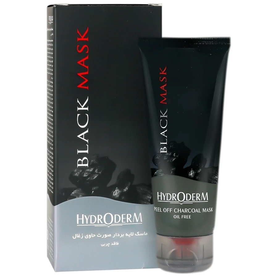 ماسک لایه بردار هیدرودرم مدل Black حاوی زغال حجم (60ml)