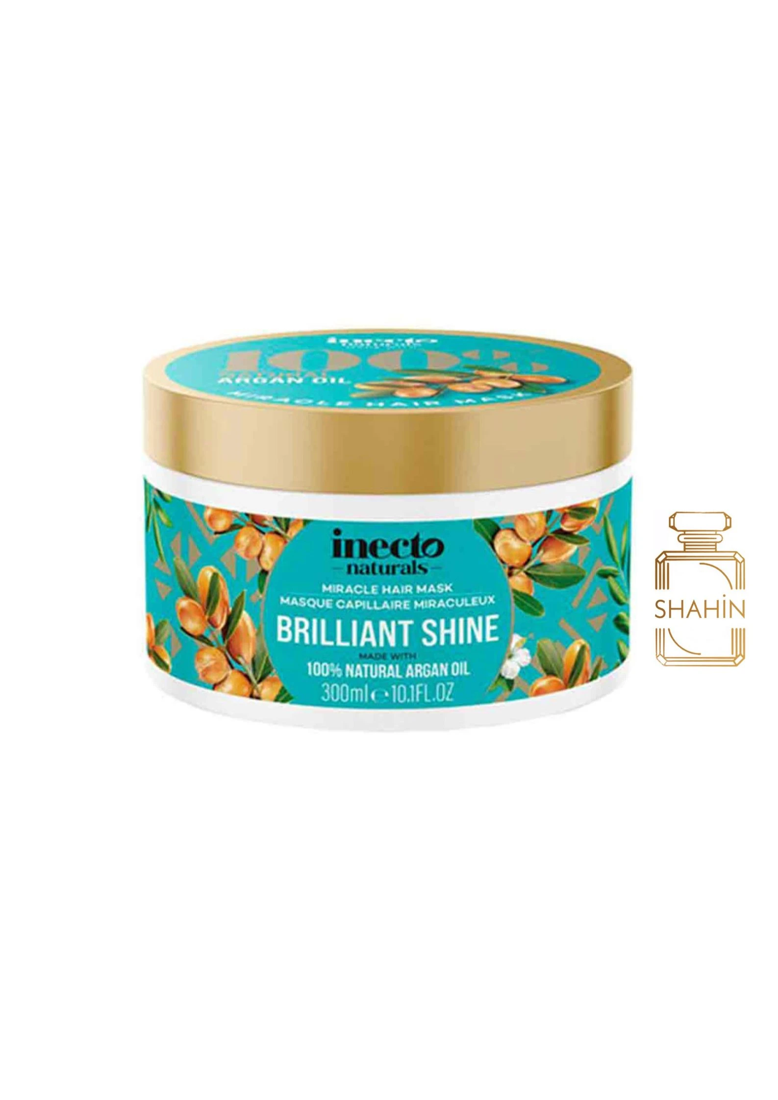 ماسک مو ترمیم کننده داخل حمام حاوی روغن آرگان اینکتو اصل INECTO NATURALS ARGAN OIL MASK 300ML