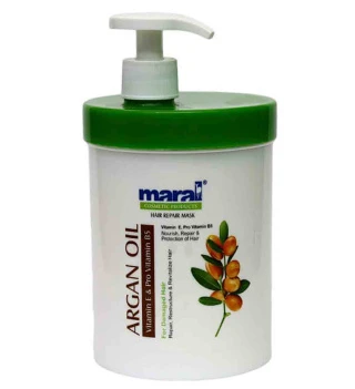 ماسک مو ترمیم کننده مارال حاوی روغن آرگان مناسب مو آسیب دیده حجم 740 میلی لیتر