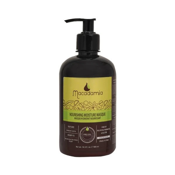 ماسک مو داخل حمام پمپی Nourishing ماکادمیا ۵۰۰ میل مخصوص موهای بسیار آسیب دیده