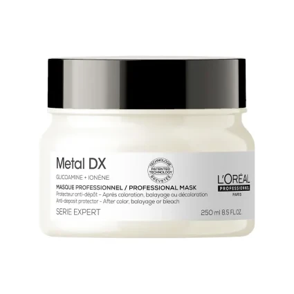 ماسک مو لورآل پروفشنال Metal DX – ضد فلز و ترمیم‌‌کننده قوی مو (۲۵۰ ml)