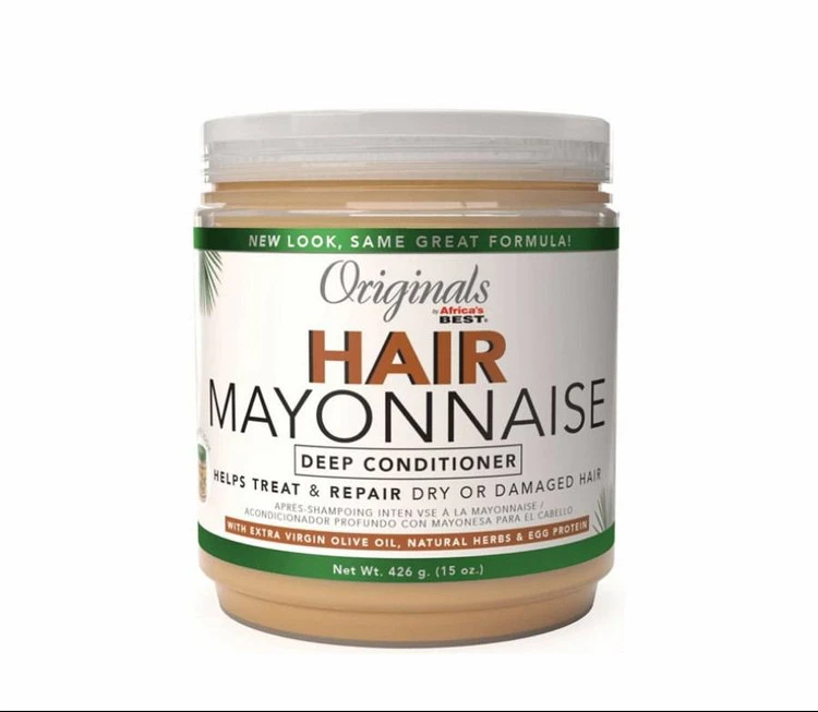 ماسک مو مایونز داخل حمام آفریکاز بست Africas Best Hair mayonnaise Deep Conditioner 426g
